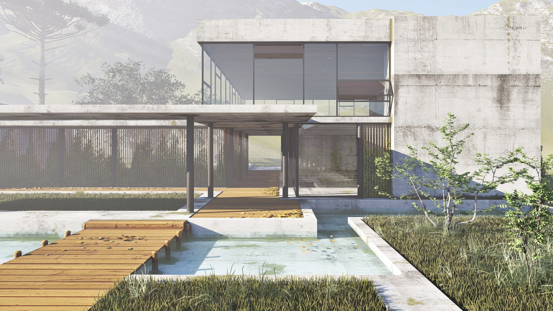 Casa brutalista — projeto autoral